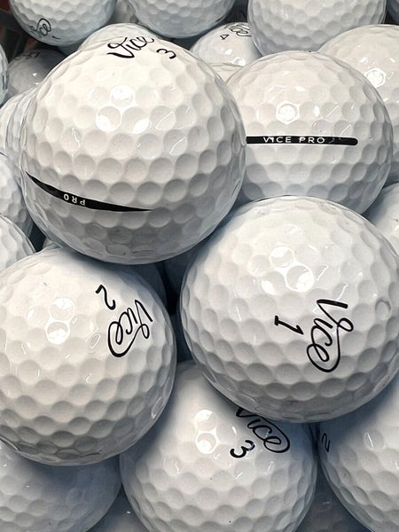 5 Dozen White Vice Pro Near Mint AAAA Used Golf Balls