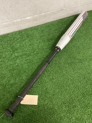 White 2021 DeMarini Prism+ Composite Bat (-10) Composite 23 oz 33" (Used)