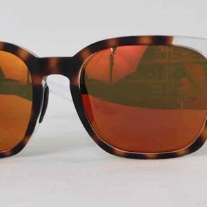 Smith Founder Sunglasses Matte Tortoise Crystal Block ChromaPop Sun Red Lens New