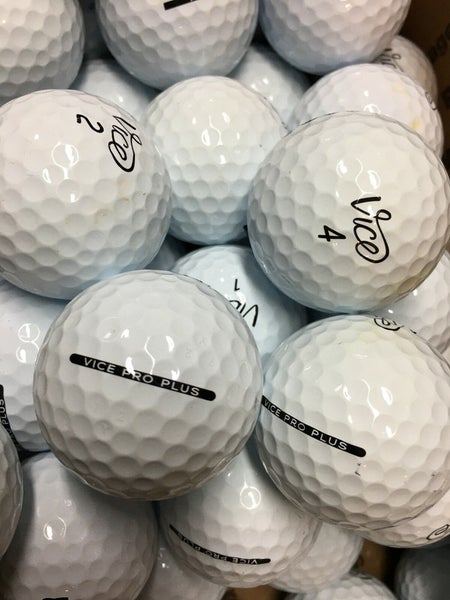 15 White Vice Pro Plus Near Mint AAAA Used Golf Balls