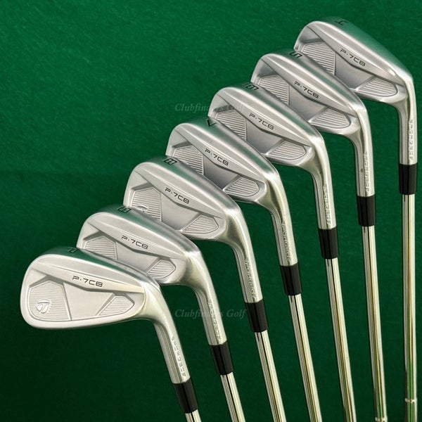 TayorMade P-7CB Forged 2024 4-PW Iron Set Dynamic Gold 115 S300 Steel Stiff