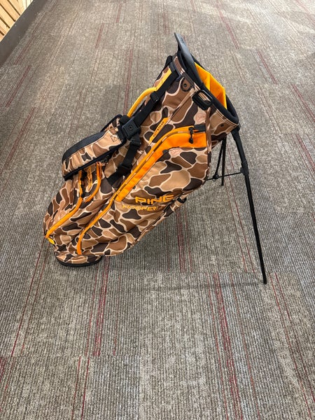 Orange & Camo  Ping Hoofer Lite Standing Golf Bag (Used)