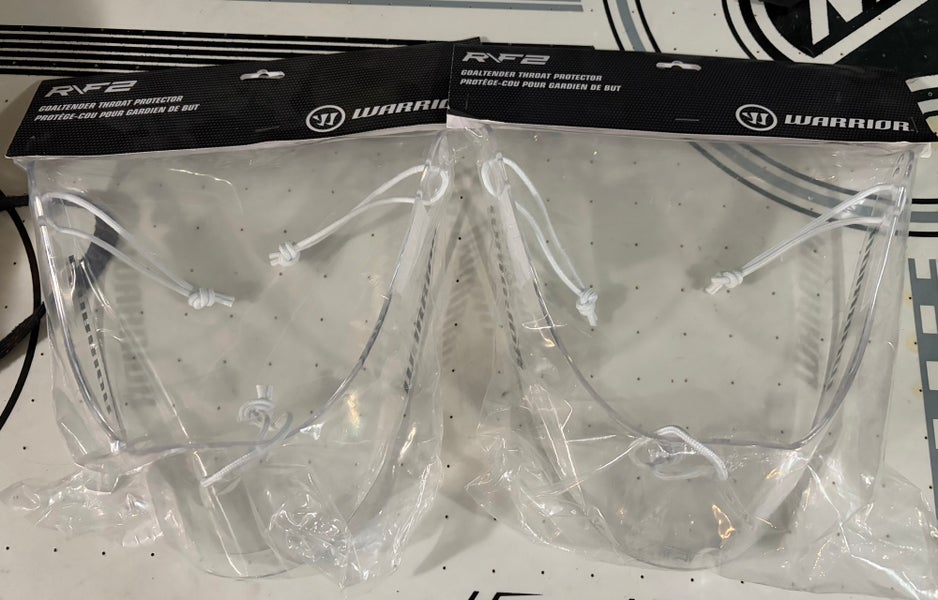 Warrior Goalie Neck Danglers - Clear Lexan Plastic