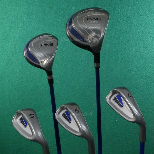 JUNIOR Ping Moxie (5-Piece) Driver, Fairway, 7, 9, & SW Golf Club Set *READ*