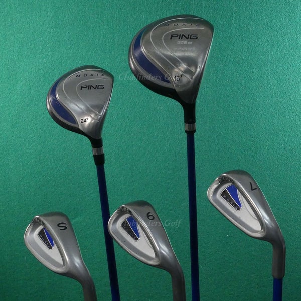 JUNIOR Ping Moxie (5-Piece) Driver, Fairway, 7, 9, & SW Golf Club Set *READ*