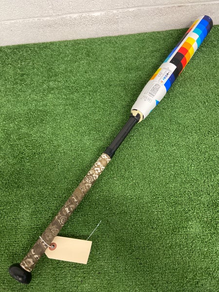 White 2023 DeMarini Prism+ Composite Bat (-11) Composite 30 oz 33" (Used)