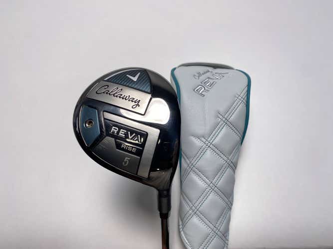 Callaway Reva Rise 5 Fairway Wood 21* UST Mamiya Helium 4F1 Ladies RH HC