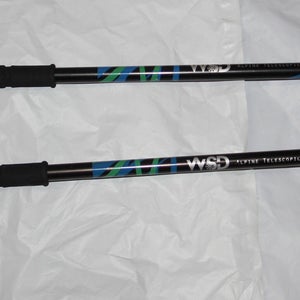 Ski poles Telescopic adjustable Collapsible Adult dowhill WSD 115cm  to 135 cm -