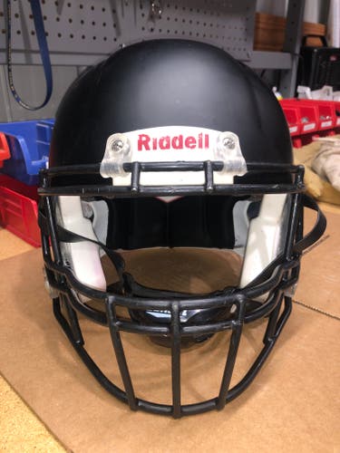 USED RIDDELL SPEED ADULT HELMET - LARGE - FLAT BLACK