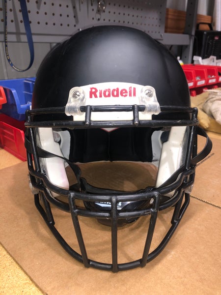 USED RIDDELL SPEED ADULT HELMET - LARGE - FLAT BLACK