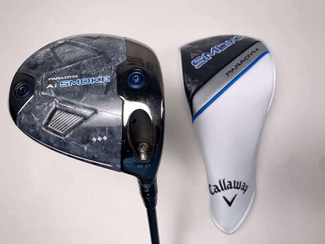 Callaway Paradym Ai Smoke TD Driver 9* Denali Black 6.5 60g Extra Stiff RH HC