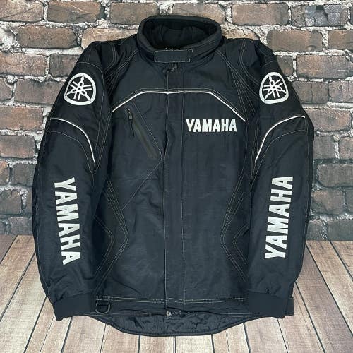 Yamaha Flotex Magnetic Button Snowmobile Racing Jacket + Liner Size Large RARE