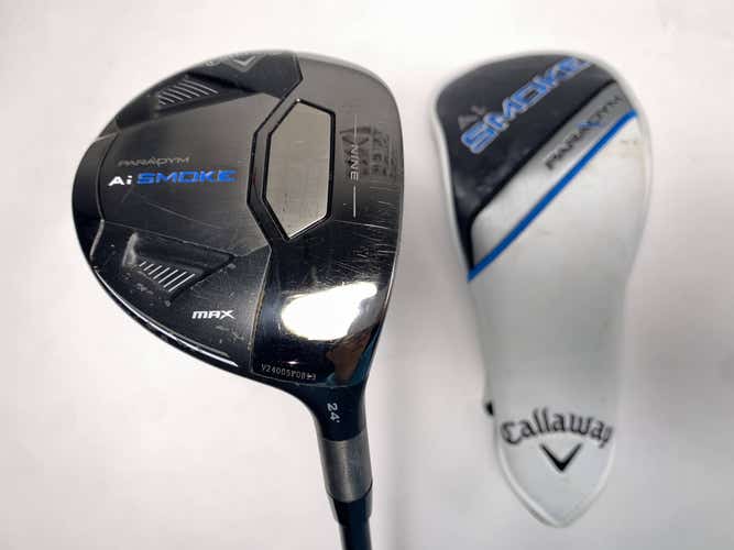 Callaway Paradym Ai Smoke Max 9 Fairway Wood 24* Tensei Blue AV Xlink Reg RH HC