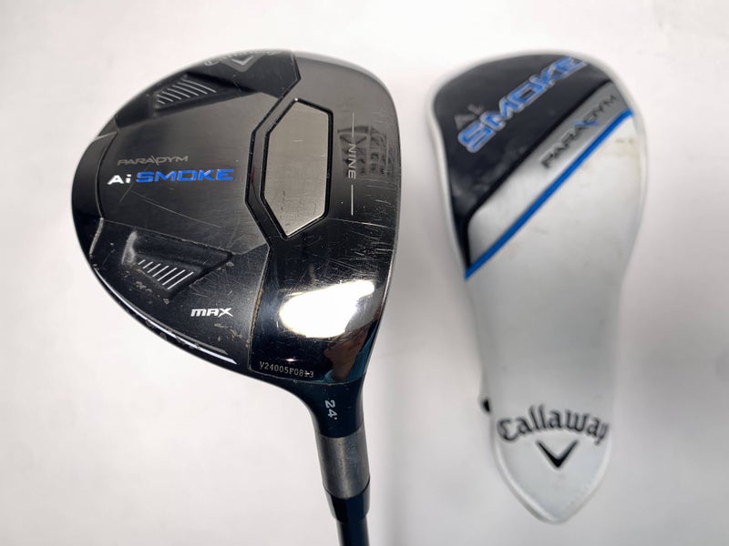 Callaway Paradym Ai Smoke Max 9 Fairway Wood 24* Tensei Blue AV Xlink Reg RH HC
