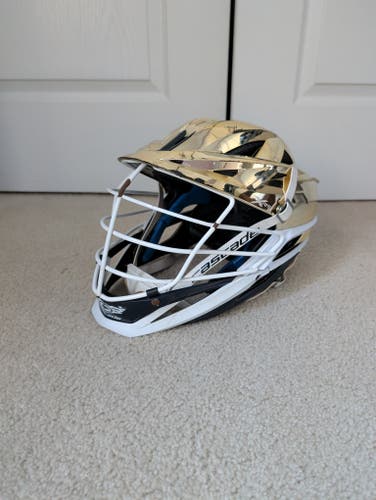 Chrome Gold Cascade XRS Helmet (Used)