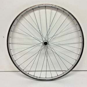 Vintage Araya 36-Spoke Silver Aluminum 26" Mountain Bike Front Wheel Joytech Hub