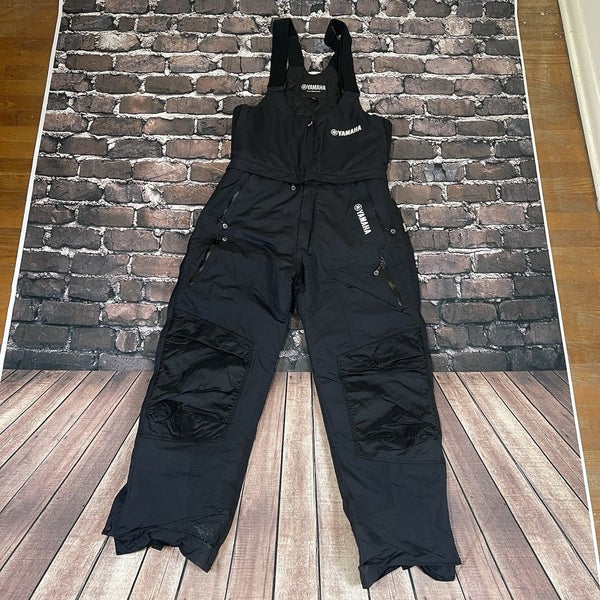 Yamaha Snow Pants Mens XL Snowmobile Bibs Cold Weather Insulated Overalls