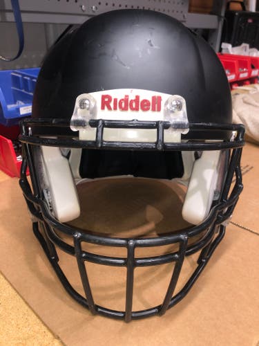 USED RIDDELL SPEED ADULT HELMET - LARGE - FLAT BLACK - REJECT