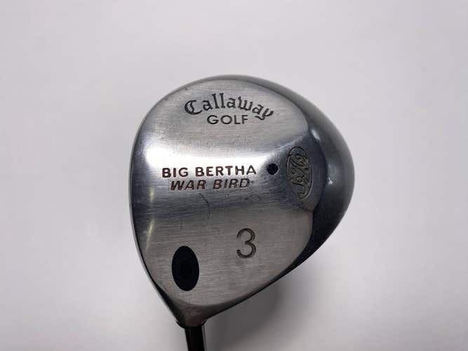 Callaway Big Bertha Warbird 3 Fairway Wood 15* RCH 96 Firm Graphite Mens LH
