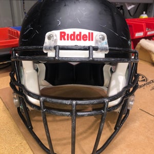 USED RIDDELL SPEED ADULT HELMET - LARGE - FLAT BLACK - REJECT