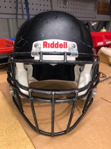 USED RIDDELL SPEED ADULT HELMET - LARGE - FLAT BLACK - REJECT