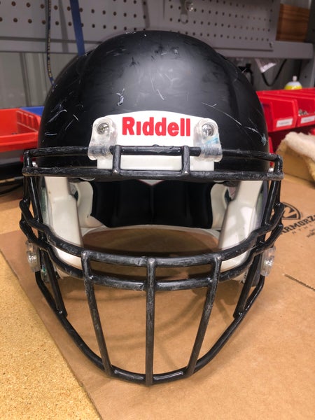 USED RIDDELL SPEED ADULT HELMET - LARGE - FLAT BLACK - REJECT