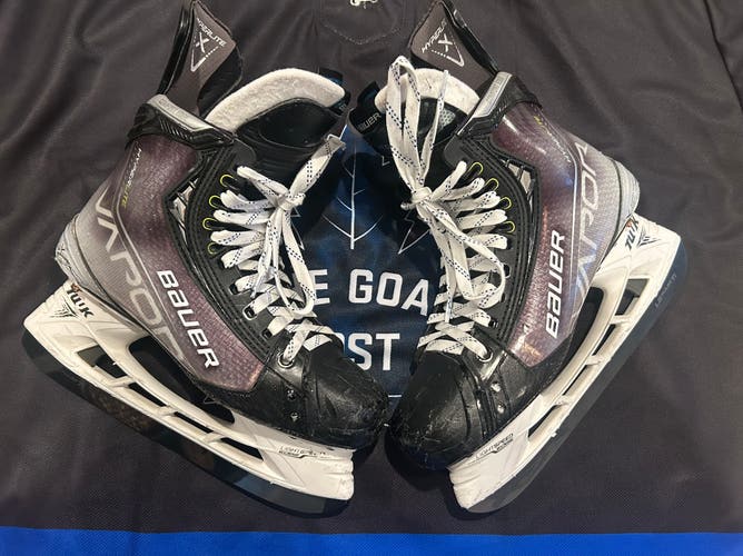 Bauer Vapor Hyperlite Pro stock Ice Hockey Skates 8 8.5 Fit 2 Pulse Ti steel Made in Canada