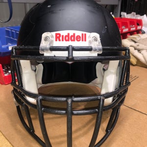 USED RIDDELL SPEED ADULT HELMET - LARGE - FLAT BLACK - REJECT