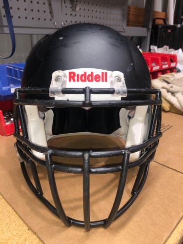 USED RIDDELL SPEED ADULT HELMET - LARGE - FLAT BLACK - REJECT