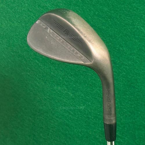 Titleist Vokey SM8 Jet Black 60-14K 60 Lob Wedge Vokey Design Steel Wedge Flex