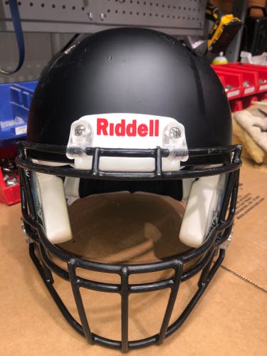 USED RIDDELL SPEED ADULT HELMET - LARGE - FLAT BLACK - REJECT