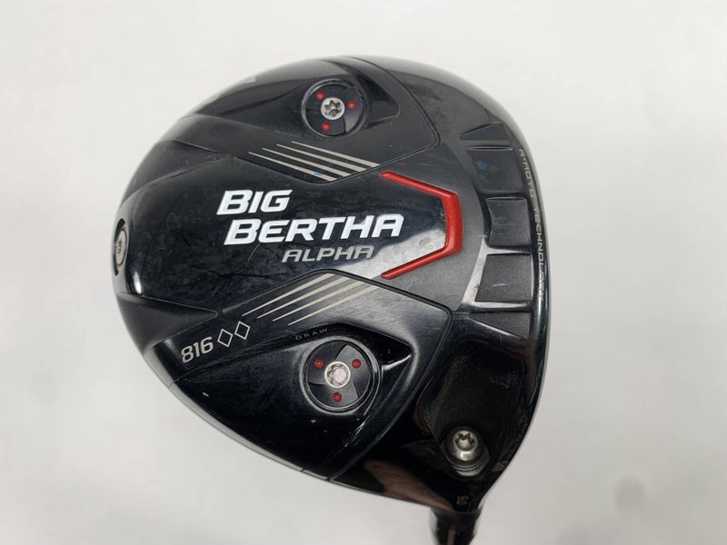 Callaway Big Bertha Alpha 816 DBD Driver 9* Speeder 565 Evolution Mens RH