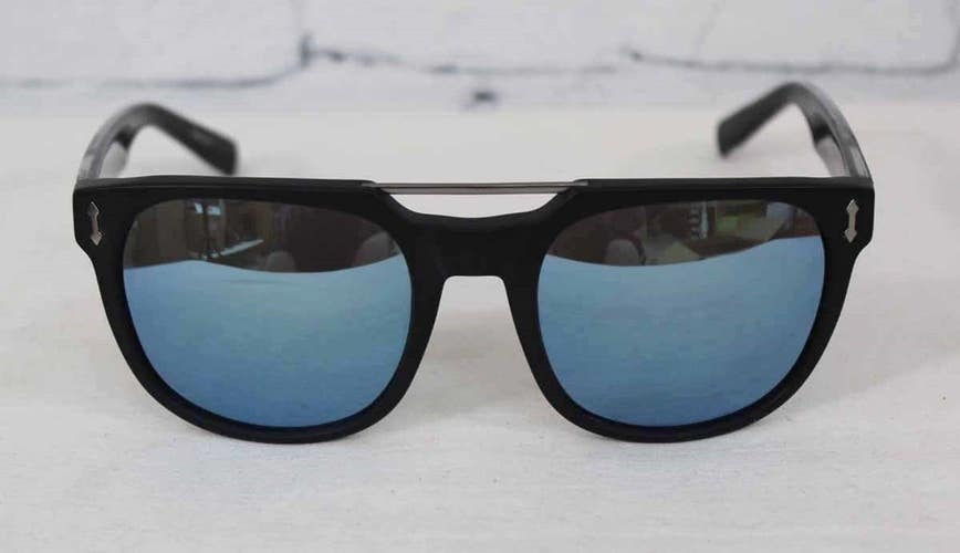 Dragon Mix Sunglasses Matte Black Blue Lens New