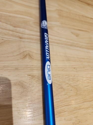 grafalloy blue driver shaft Hand Crafted 65 XStiff Raw
