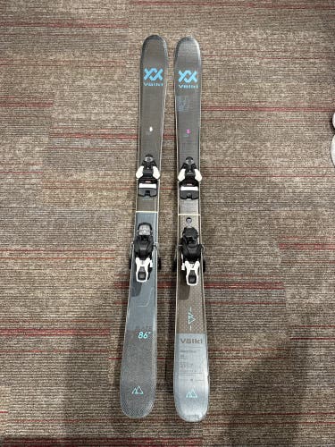 Women's Volkl Blaze 86 152 cm Skis With Atomic Strive 12 GW Bindings (Used)