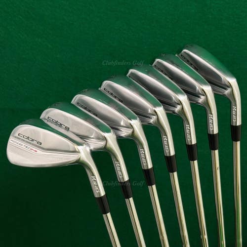 Cobra King Forged Tec ONE 2022 5-GW Iron Set KBS $-Taper Lite Steel Stiff