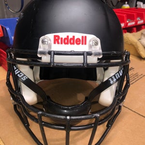 USED RIDDELL SPEED ADULT HELMET - LARGE - FLAT BLACK - REJECT