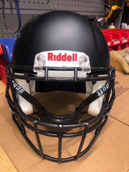 USED RIDDELL SPEED ADULT HELMET - LARGE - FLAT BLACK - REJECT