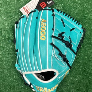 Wilson A2000 12" SA17 Right Handed Pitchers Baseball Glove - Teal Black