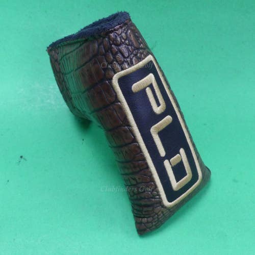 Ping PLD Gator Blade Brown Magnetic Closure Blade Putter Headcover