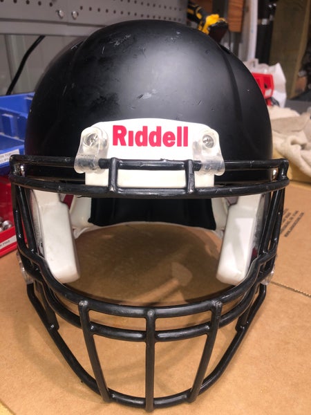 USED RIDDELL SPEED ADULT HELMET - LARGE - FLAT BLACK - REJECT