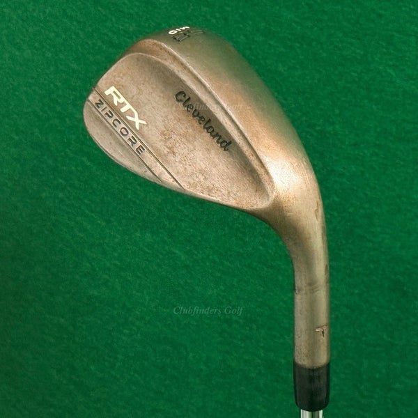 Cleveland RTX Zipcore Mid "T" Stamp Raw 58-10 58 Lob Wedge Stepped Wedge Flex