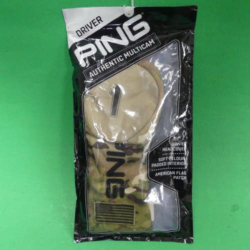 NEW Ping Multicam Authentic Golf Driver Karsten Headcover