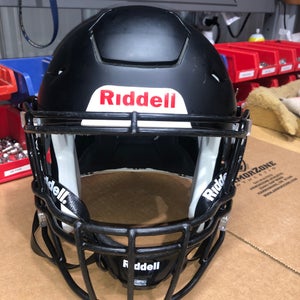 USED RIDDELL FLEX ADULT HELMET - MEDIUM - FLAT BLACK