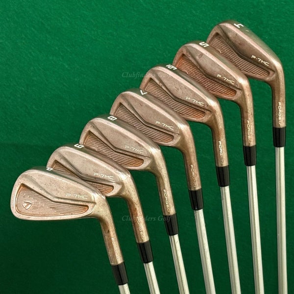 TaylorMade P-7MC RAW 2020 Forged 4-PW Iron Set Project X LS 6.5 Steel ExStiff