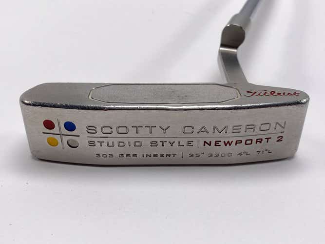Scotty Cameron Studio Style Newport Putter 33" SuperStroke Flatso 3.0 Mens RH