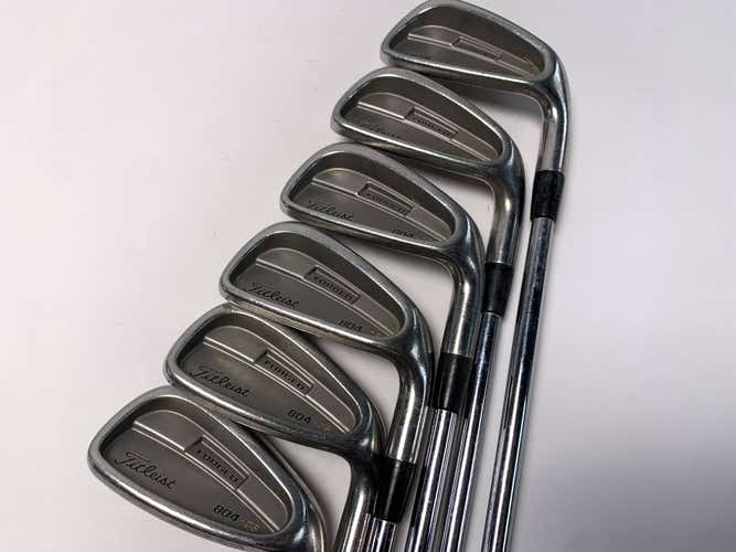 Titleist 804 OS Iron Set 4-PW NS Pro 970 Stiff Steel Mens RH- Missing 9 Iron