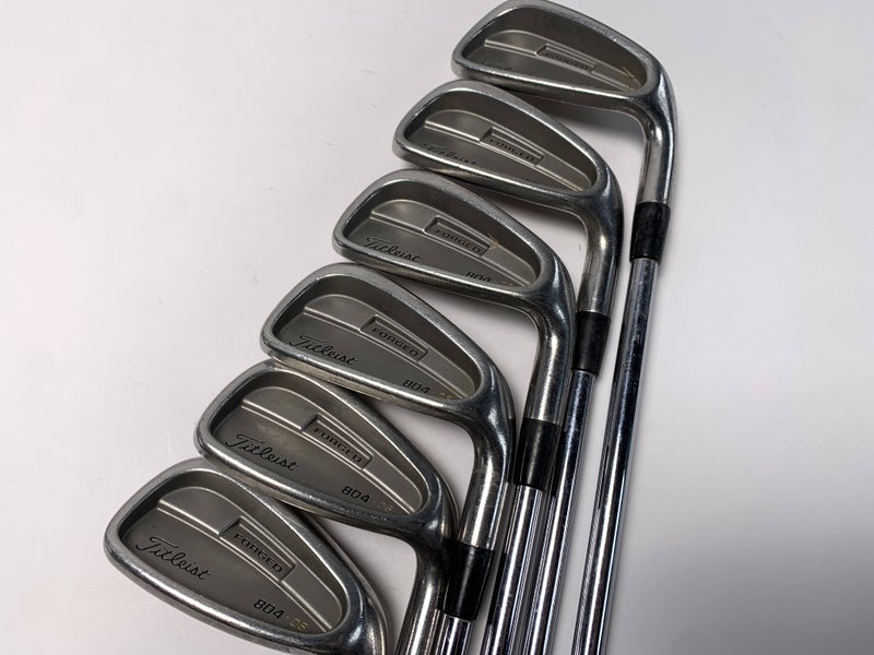 Titleist 804 OS Iron Set 4-PW NS Pro 970 Stiff Steel Mens RH- Missing 9 Iron