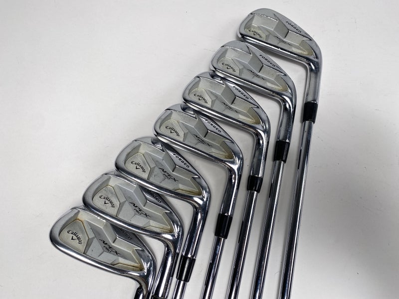Callaway Apex Pro Dot Iron Set 4-PW TT Elevate Tour VSS Pro Extra Stiff Mens RH
