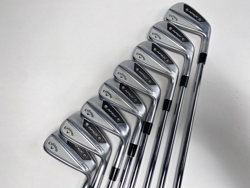 Callaway Apex Pro 24 Iron Set 3-PW True Temper DG S300 Stiff Steel Mens RH